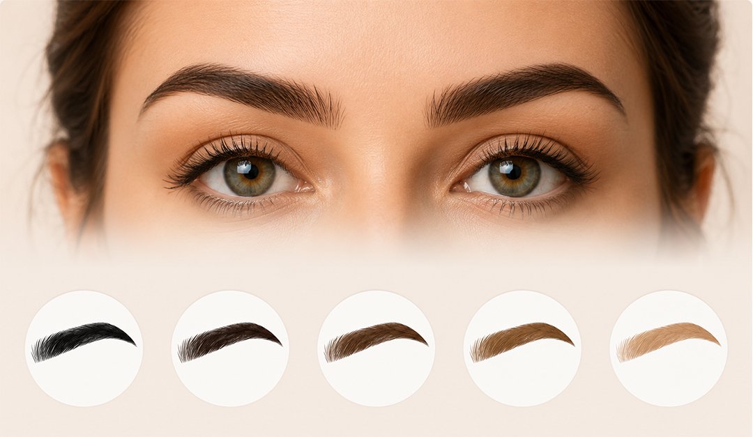 How to Find Your Perfect Eyebrow Color in 5 Easy Steps Eyebrow Henna Guide