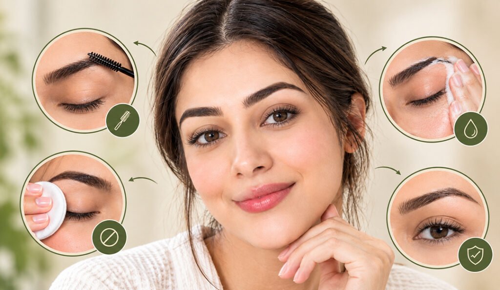 How Do You Care for Henna Eyebrows After Application?
