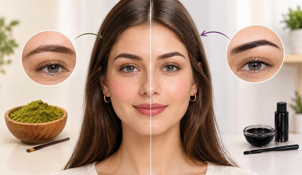 What Is the Difference Between Henna Brows and a Regular Brow Tint?